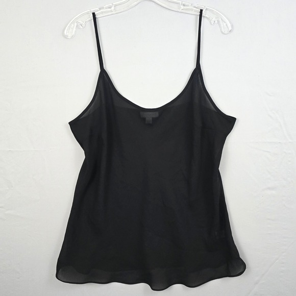 Charter Club Tops - Charter Club  Sheer Spaghetti‎ Strap Black Camisole Tank Top 16